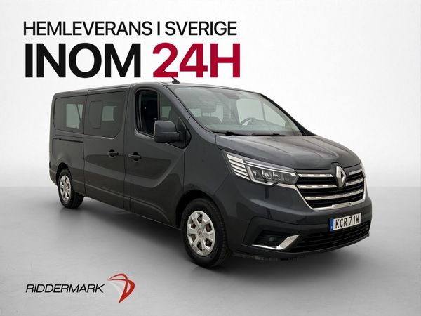 Renault Trafic Passenger Lång PDC Värm CARPLAY 9-Sits Moms - 2022