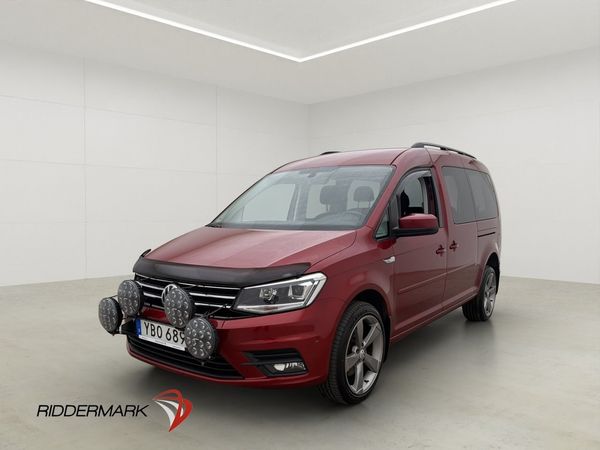 Volkswagen Caddy Maxi Life 4M Värmare Dragkrok Kamera 7-Sits - 2016