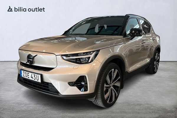 Volvo XC40 Recharge Single Motor Extended Range Ultimate Dragkrok Panorama Nav - 2024