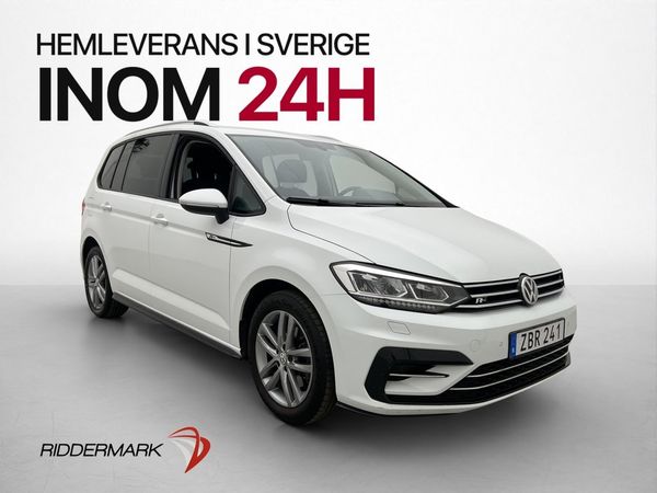 Volkswagen Touran 1.4 TSI R-Line 7-Sits Drag Kamera CarPlay - 2018