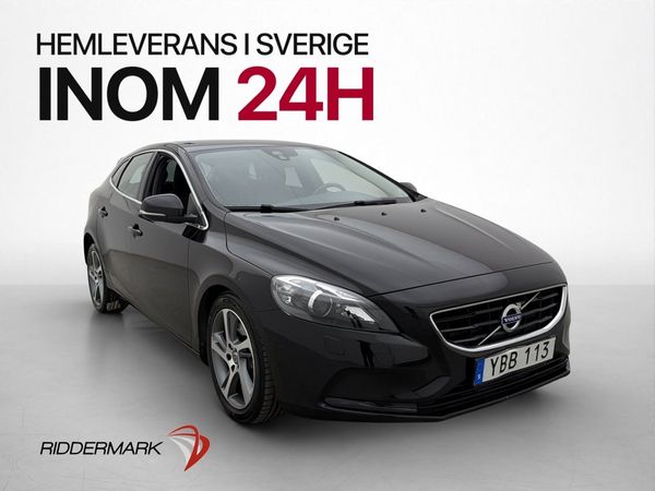 Volvo V40 T3 Summum VoC Värmare Skinn Sensorer Två-Brukare - 2016