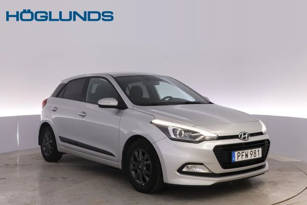 Hyundai i20 1.0 T-GDI blue Premium RATTVÄRME PDC V-HJUL DUBB - 2017