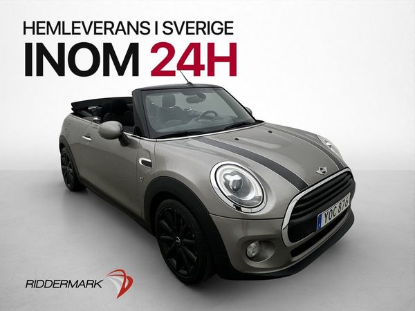 MINI Cooper Convertible 136hk Kamera Sensorer 2 Brukare - 2018