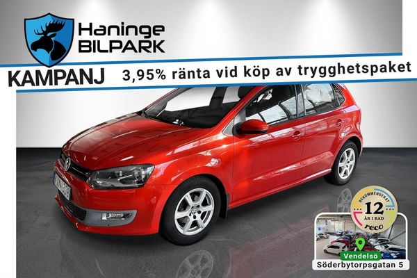 Volkswagen Polo 5-DR 1.4 MPI MASTERS SUPERDEAL 3.95% / LÅGMILAD / DRAG - 2011