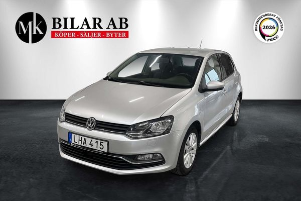 Volkswagen Polo 1.2 TSI 5-dörr Nyservad / Låga mil / Räntefritt - 2016