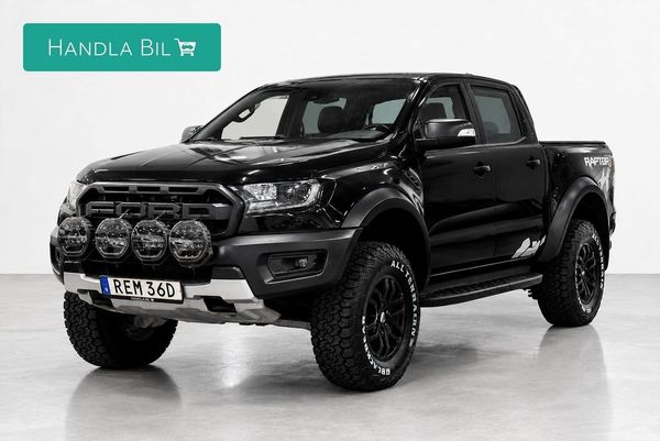 Ford Ranger Raptor Drag 4WD Diff Skinn/Alcantara B-kam Moms - 2021