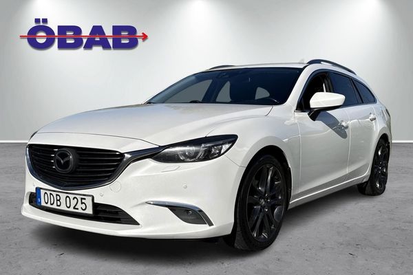 Mazda 6 Wagon 2.2 SKYACTIV-D AWD Skinn Drag Motorvärmare - 2016