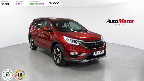 Honda CR-V 2.0 i-VTEC 4WD Automat 155hk En ägare/Bakkamera/Navi - 2016