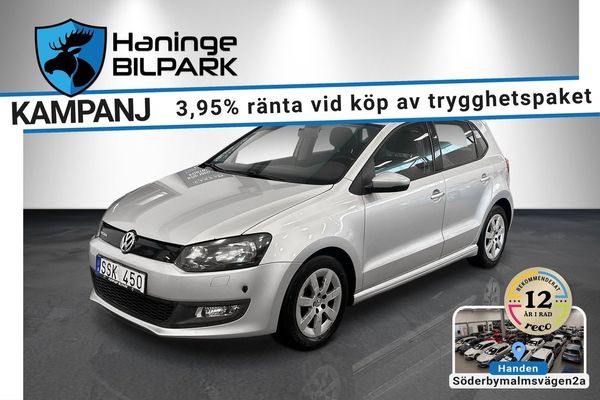 Volkswagen Polo 5-dörrar 1.2 TDI DPF AC Bluetooth/SUPERDEAL 3,95% - 2011