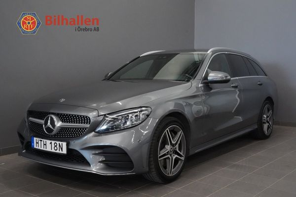 Mercedes C300 T e 9G-Tronic AMG Premium Cokcpit Kamera Läder Drag - 2020
