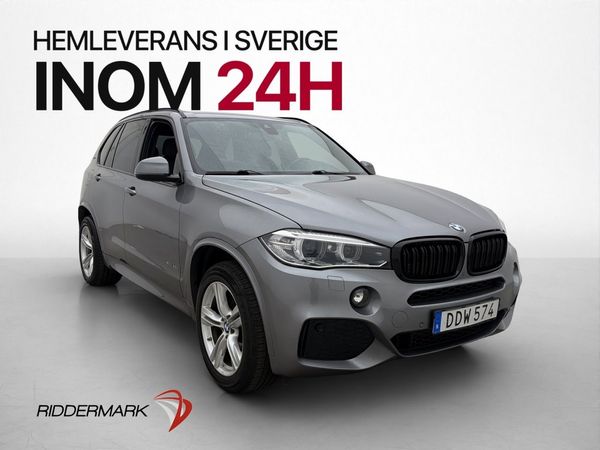 BMW X5 xDrive40e 313hk M-Sport Dragkrok Skinn 360° Navi - 2017