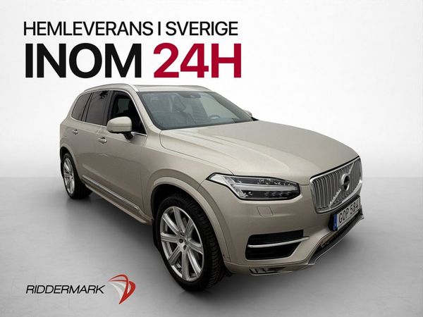 Volvo XC90 T6 AWD Inscription 7-sits Drag BLIS Pano B&W - 2016