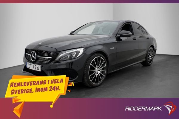Mercedes C43 AMG 4M 367hk Burmester Navi Kamera Skinn - 2018