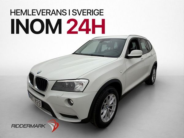 BMW X3 xDrive20d 184hk P-sensor Bluetooth Farthållare - 2014