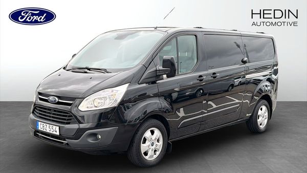 Ford Custom L2 Limited 2,0L 170Hk Aut / värmare / Dubbla skjutdörra - 2018