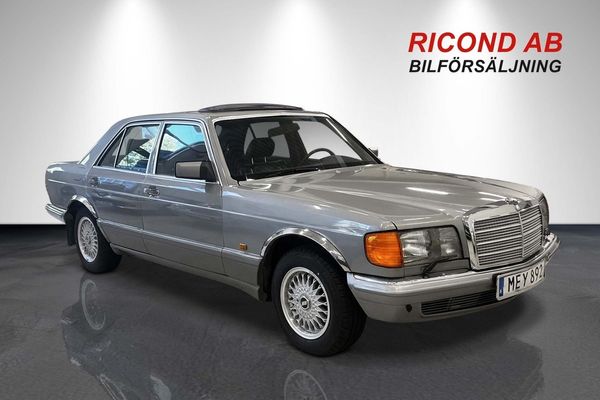 Mercedes S300 SE AUT 188 HK SVENSKSÅLD - 1987