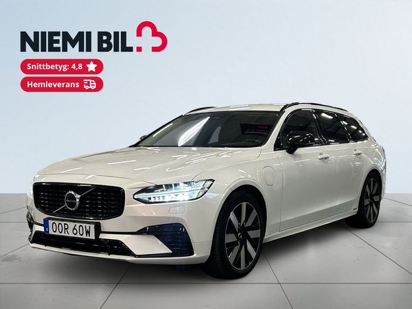 Volvo V90 T6 Plug-In AWD Plus Dark S&V-hjul/Drag/H/K/Skinn/MOMS - 2025