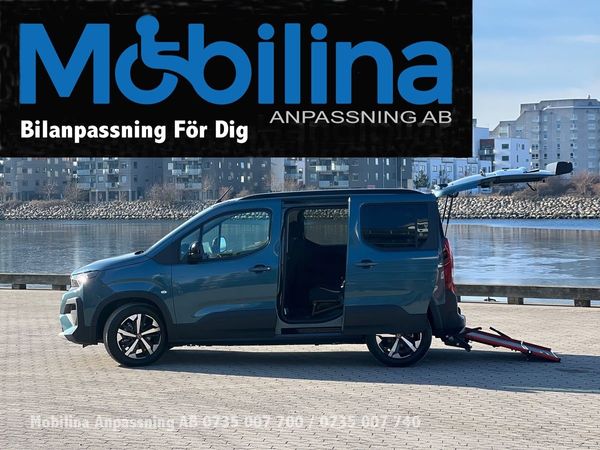 Peugeot Rifter Handikappanpassad Rullstolsbil - 2026