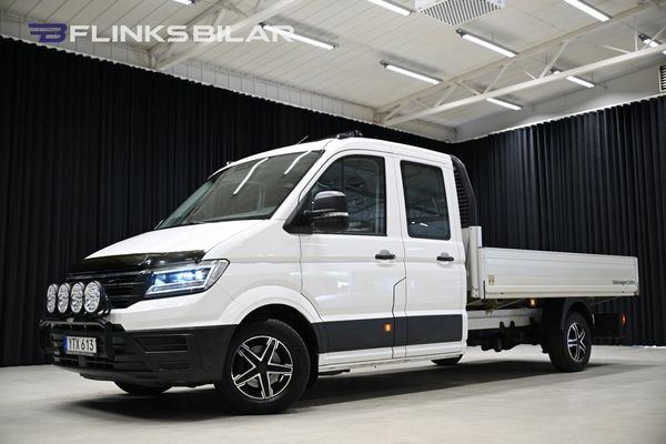 Volkswagen Crafter 4Motion 2.0 TDI 140HK Dubbelhytt|Flak|Kambytt|Leasbar - 2019