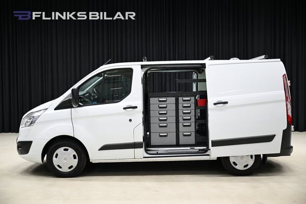 Ford Transit Custom 130HK Servicebil|Dubbeldörr|Inredd|NyKamrem|Moms - 2017