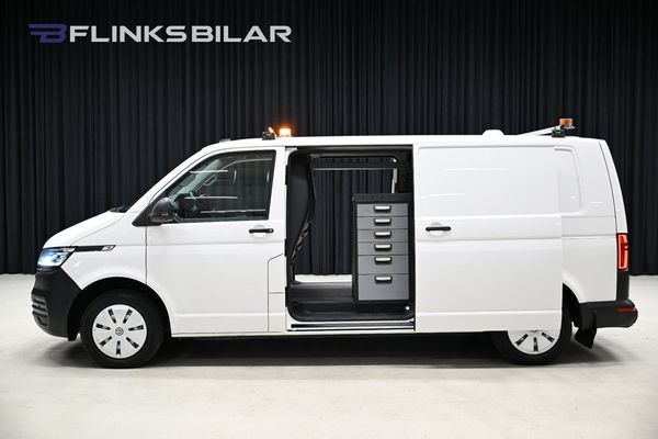 Volkswagen Transporter 4M 150HK L2 Servicebil|Dubbeldörr|V-Inredd|Moms|SeUtr! - 2021