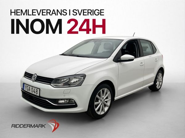Volkswagen Polo 1.2 TSI P-Sensorer M/K-Värmare Farthållare - 2017