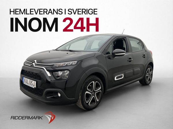 Citroen C3 1.2 PureTech CarPlay Navi P-Sensorer Farthållare - 2021