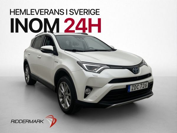 Toyota RAV4 Hybrid AWD 197hk 360° Skinn Drag Navi - 2018