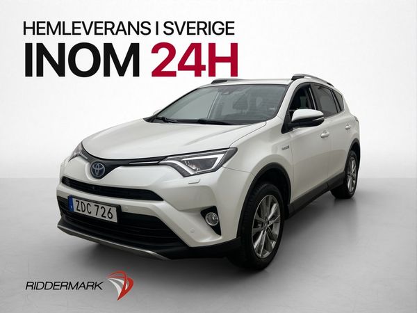 Toyota RAV4 Hybrid AWD 197hk 360° Skinn Drag Navi - 2018