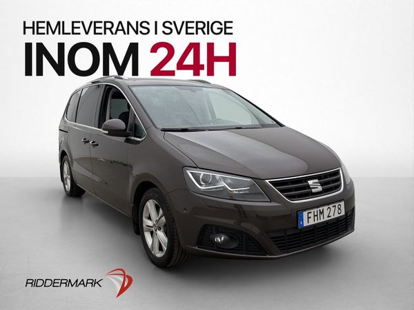 Seat Alhambra 2.0 TDI 184hk 7-Sits Värmare Dragkrok Kamera - 2016