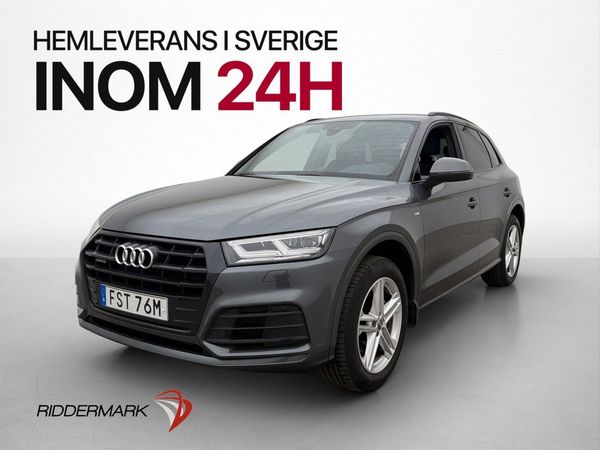 Audi Q5 45 TFSI Quattro 245hk S-line Drag Kamera Skinn/Tyg - 2020