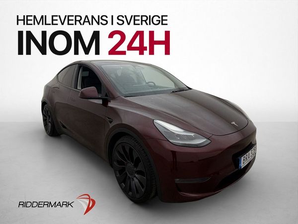 Tesla Model Y Performance 534hk MOMS Autopilot Drag Kamera - 2023
