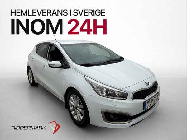 Kia Cee´d 1.6 GDI 135hk Navi P-Sensorer Rattvärme Farthållare - 2016
