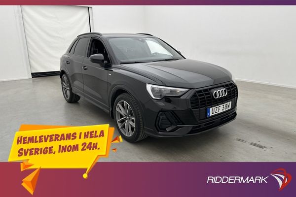 Audi Q3 35 TFSI 150hk S-Line Cockpit Blackoptik Värmare - 2019