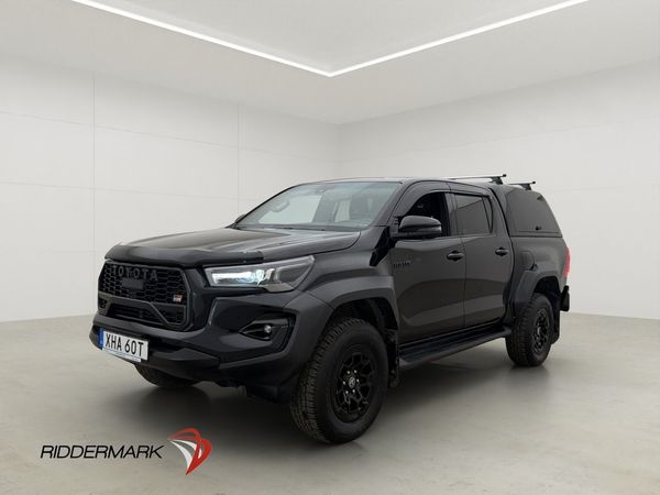 Toyota Hilux GR-Sport 2 2.8 AWD Drag Diff JBL 360° Kåpa Moms - 2026