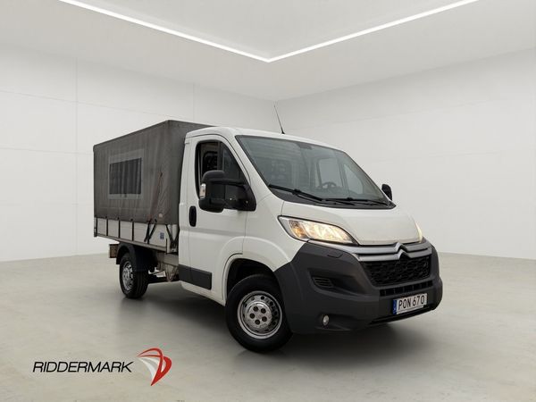 Citroen Jumper 2.0HDi FLAKBIL Värmare 3-Sits Dragkrok Moms - 2017
