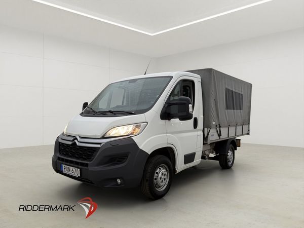 Citroen Jumper 2.0HDi FLAKBIL Värmare 3-Sits Dragkrok Moms - 2017