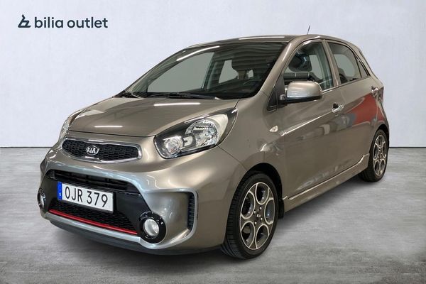 Kia Picanto 5-dörrar 1.2 Special Edition B-kam Navigation Rattvärme - 2017