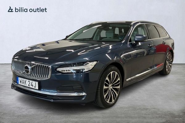 Volvo V90 Recharge T6 AWD Core Edition 360° H&K Drag Skinn MOMS - 2023