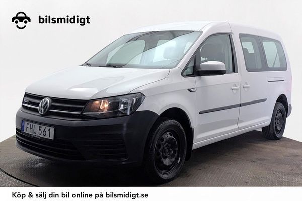 Volkswagen Caddy Maxi Life 7-Sits 1.4 TGI CNG Aut P-Sens MOMS 110hk - 2019