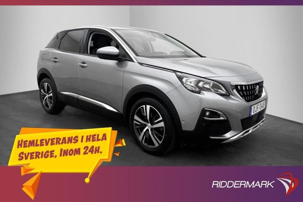 Peugeot 3008 1.6 120hk Allure Farthållare Skinn/Tyg CarPlay - 2016