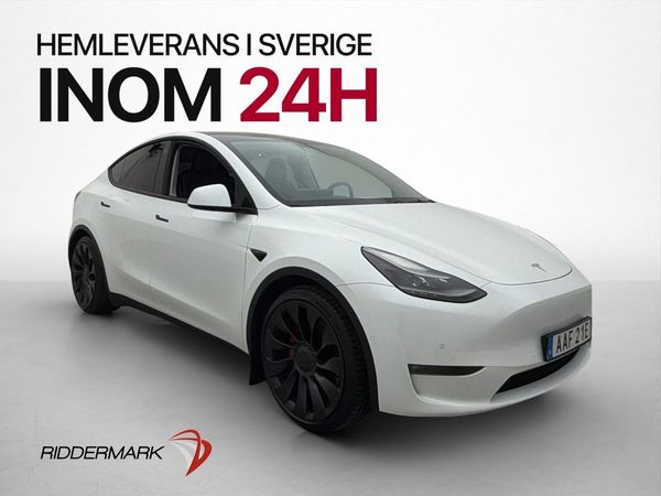 Tesla Model Y Performance AWD MOMS Svensksåld Panorama - 2022