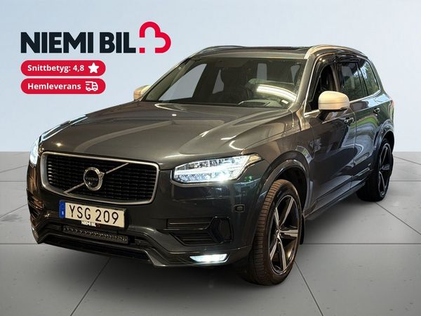 Volvo XC90 D5 AWD Geartronic R-Design 360/HuD/MoK/Pano/Drag/7-sits - 2018