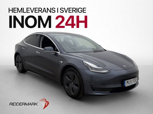 Tesla Model 3 Long Range AWD AP Dragkrok Svensksåld - 2020