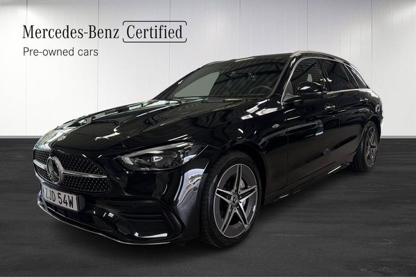 Mercedes C300 de 4MATIC AMG-Line Premium | Läder | Drag | BURMESTER - 2025