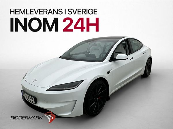 Tesla Model 3 Performance 517hk Pano AP Ljus interiör - 2024