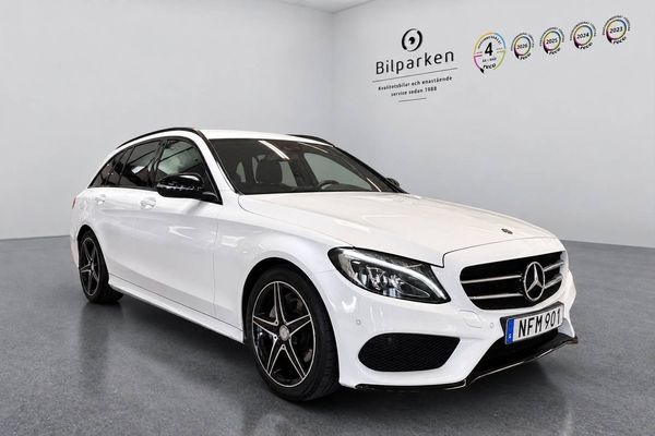 Mercedes C200 T d 7G-Tronic Plus | AMG Line | Läder | Dragkrok - 2016