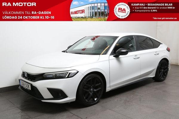 Honda Civic e:HEV Hybrid 184hk e-CVT Sport Motorv Serviceavtal - 2023