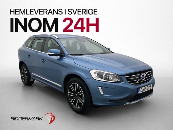 Volvo XC60 D4 190hk AWD Classic Summum Skinn Värmare Drag - 2017