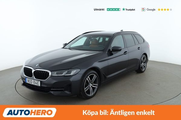 BMW 520 d xDrive Touring / CarPlay, Backkamera, Dragkrok - 2021